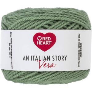 imageRed Heart Italian Story Vera Wool and Alpaca Blend Yarn CaffeSalvia