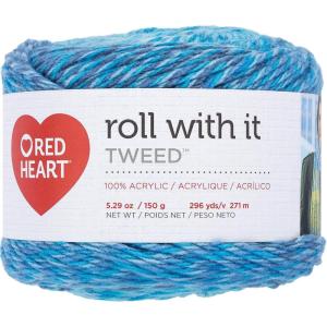 imageRed Heart Roll with It Sparkle Diamonds Yarn  3 Pack of 150g53oz  Acrylic Blend  4 Medium Worsted  561 Yards  KnittingCrochetOceanic