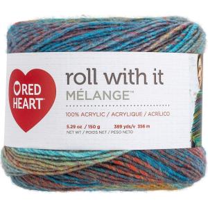 imageRed Heart Roll with It Sparkle Diamonds Yarn  3 Pack of 150g53oz  Acrylic Blend  4 Medium Worsted  561 Yards  KnittingCrochetPaparazzi
