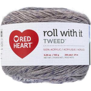 imageRed Heart Roll with It Sparkle Diamonds Yarn  3 Pack of 150g53oz  Acrylic Blend  4 Medium Worsted  561 Yards  KnittingCrochetStormy Blues
