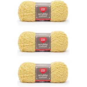 imageRed Heart Scrubby Jelly Yarn  3 Pack of 85g3oz  Polyester  4 Medium Worsted  78 Yards  KnittingCrochetLemony