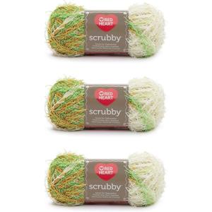 imageRed Heart Scrubby Sparkle Grape Yarn  3 Pack of 85g3oz  Polyester  4 Medium Worsted  174 Yards  KnittingCrochetCitrus