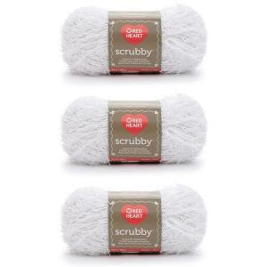 imageRed Heart Scrubby Sparkle Grape Yarn  3 Pack of 85g3oz  Polyester  4 Medium Worsted  174 Yards  KnittingCrochetCoconut