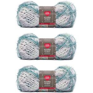 imageRed Heart Scrubby Sparkle Grape Yarn  3 Pack of 85g3oz  Polyester  4 Medium Worsted  174 Yards  KnittingCrochetCool Mint