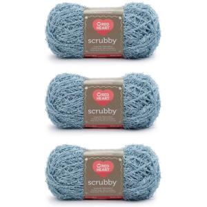 imageRed Heart Scrubby Sparkle Grape Yarn  3 Pack of 85g3oz  Polyester  4 Medium Worsted  174 Yards  KnittingCrochetGlacier