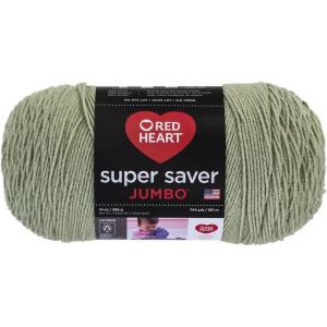 imageRed Heart Super Saver Jumbo Orchid Yarn  2 Pack of 396g14oz  Acrylic  4 Medium Worsted  744 Yards  KnittingCrochetFrosty Green