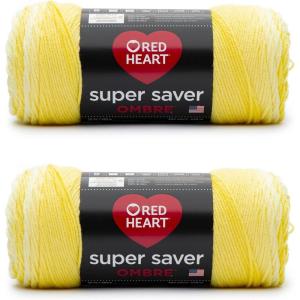 imageRed Heart Super Saver Jumbo Orchid Yarn  2 Pack of 396g14oz  Acrylic  4 Medium Worsted  744 Yards  KnittingCrochetLemon