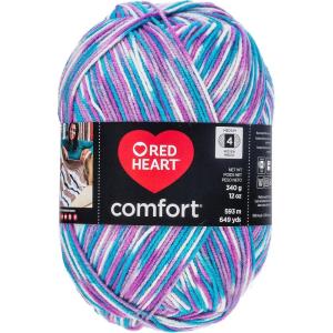 imageSuper Saver Yarn Light Sage Acrylic  1White Turq Violet