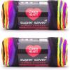 imageRed Heart Super Saver Jumbo Favorite Stripe Yarn  2 Pack of 283g14oz  Acrylic  4 Medium Worsted  482 Yards  KnittingCrochetBright Stripe
