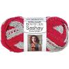 imageRED HEART Boutique Sashay Team Spirit Yarn RedGrey
