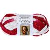 imageRED HEART Boutique Sashay Team Spirit Yarn RedWhite