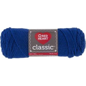 imageRED HEART Classic Yarn BlackOlympic Blue