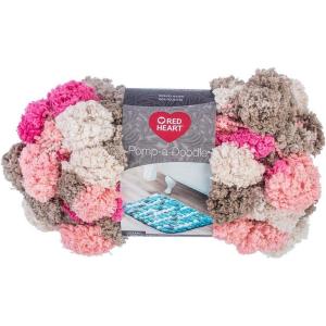 imageRED HEART PompADoodle Yarn Pinksand